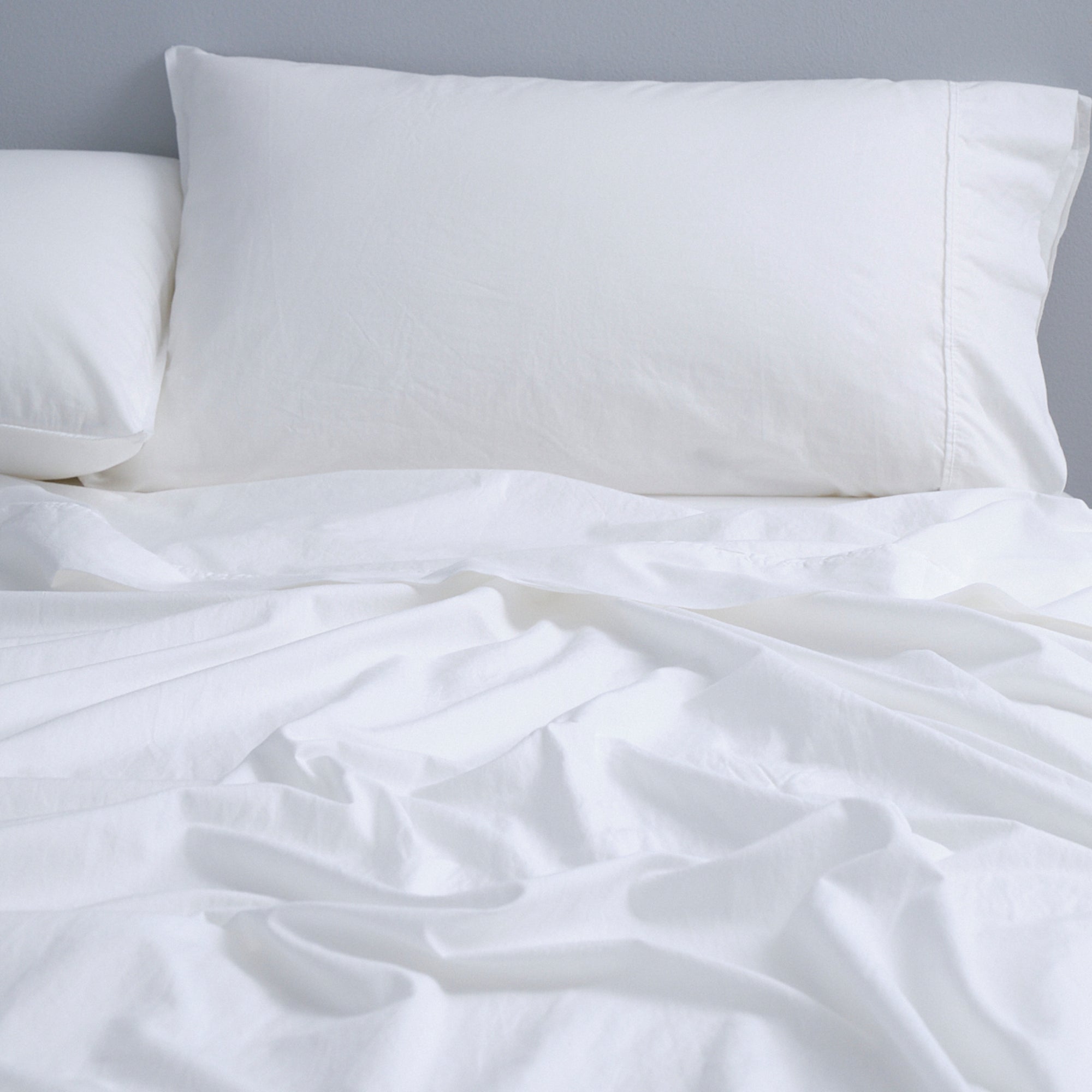 Canningvale Valeria Vintage Softwash Cotton Queen Sheet Set - White - Value Village