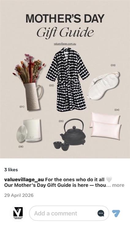 Mother's Day - Gift Boxed with a card - Value Village