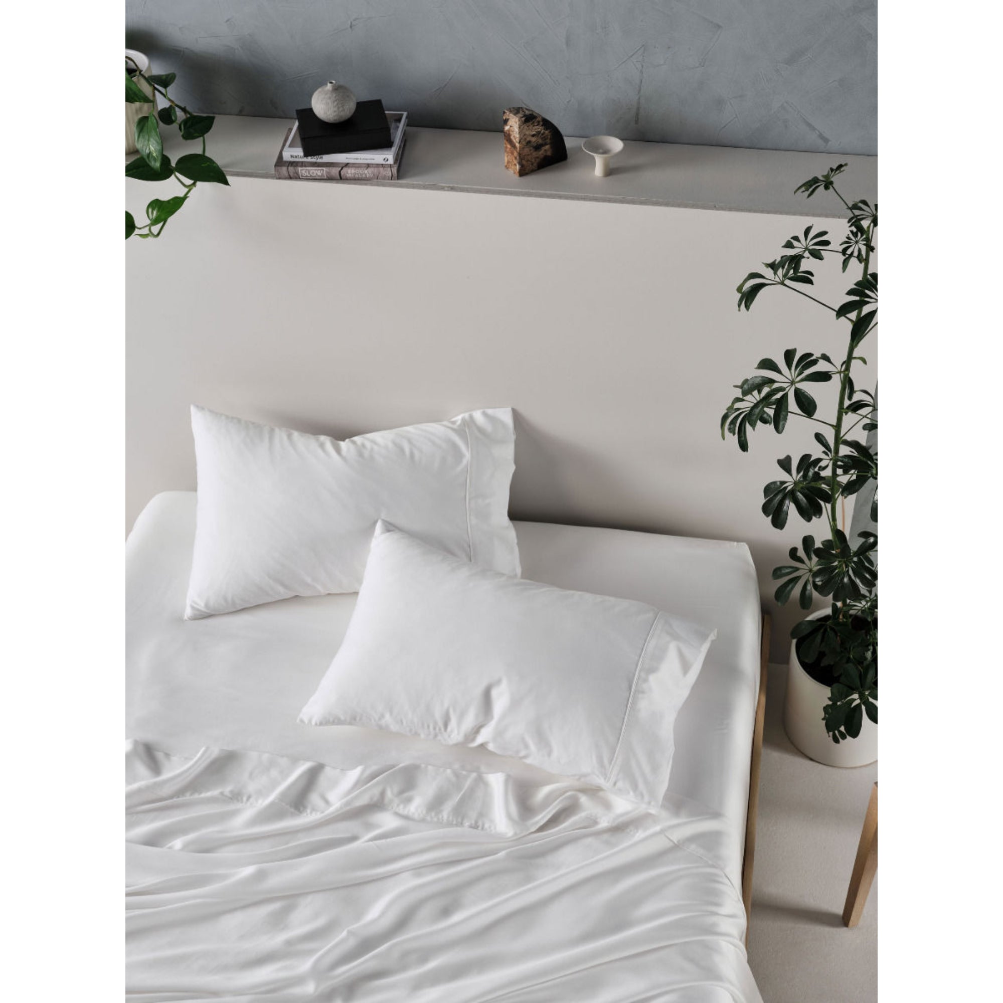 Linen House Tencel King Sheet Set - White