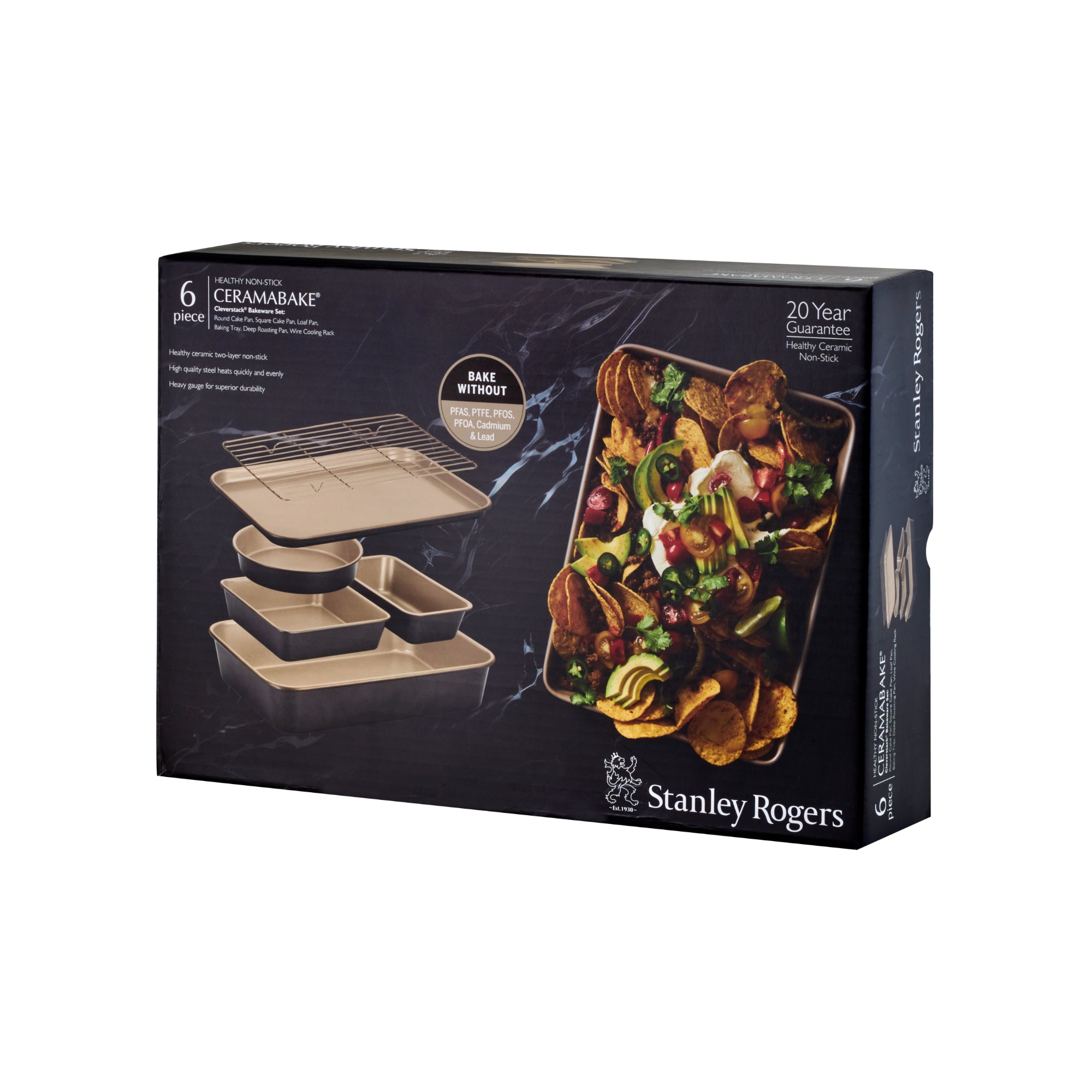Stanley Rogers Ceramabake Cleverstack 6 Piece Set