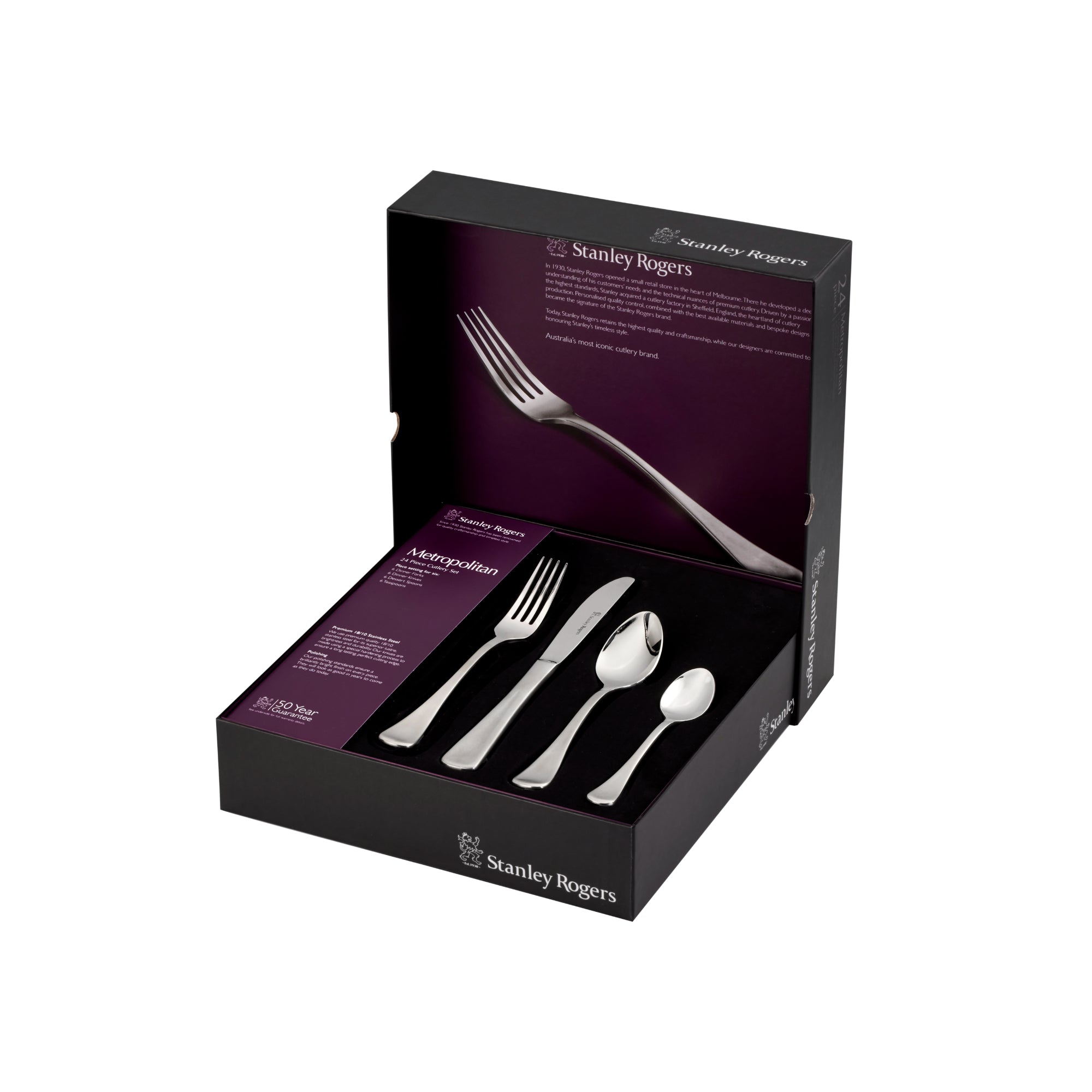 Stanley Rogers Metropolitan Cutlery 24 Piece Set