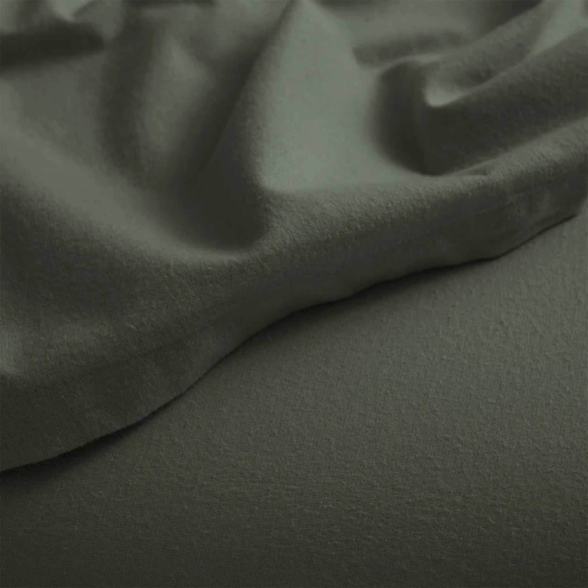 Canningvale CoziCotton Flannelette Queen Sheet Set - Dark Olive