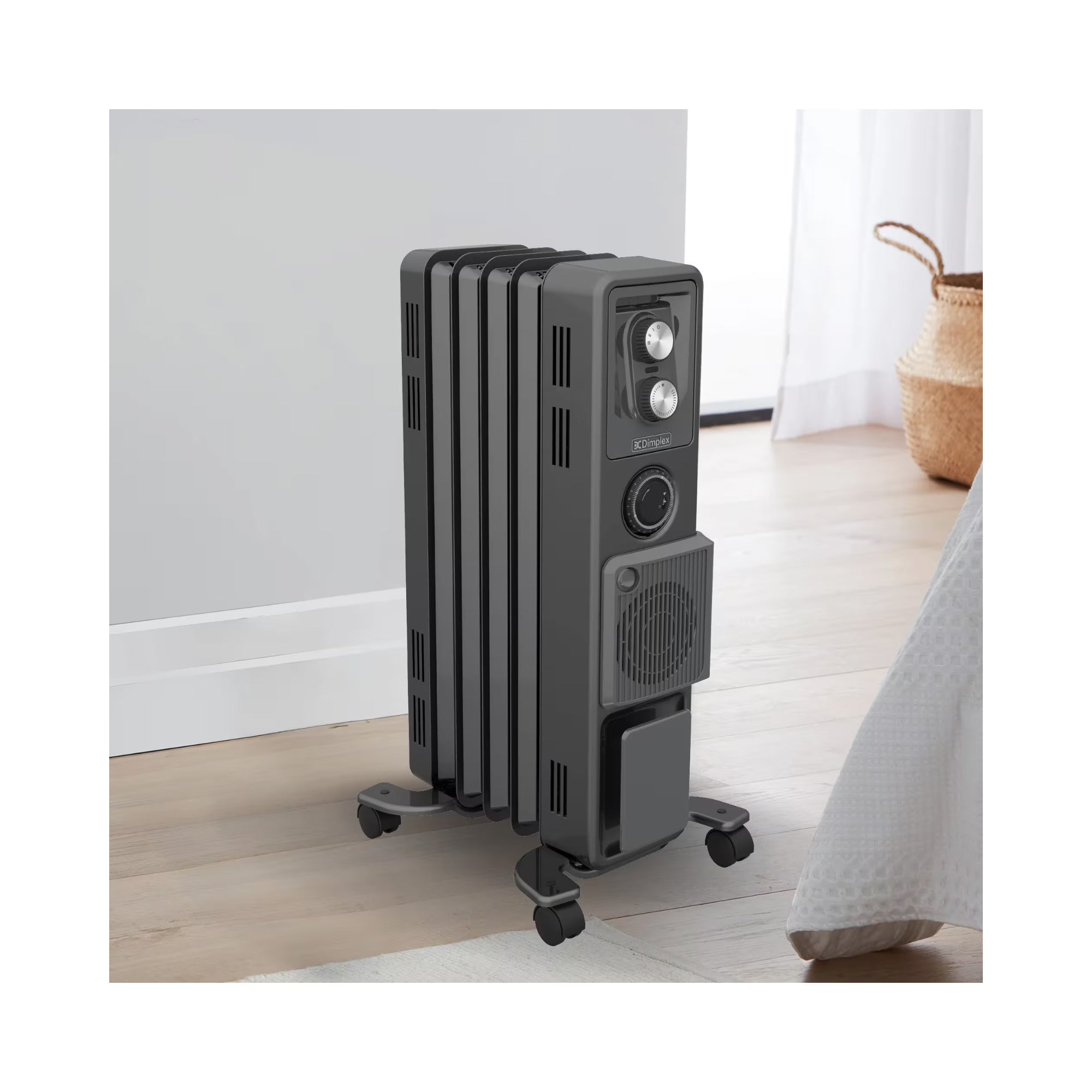Dimplex  1.5kW Oil Free Column Heater w/ Turbo Fan - Anthracite