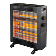 Heller 2200W Black Quartz Radiant Heater