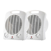 Heller 2000W Upright Fan Heater - Pack of 2