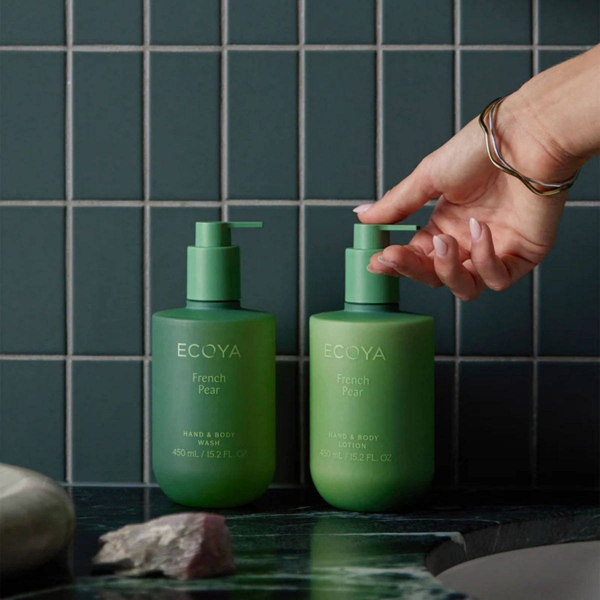 Ecoya French Pear The Fragrant Bathroom Set