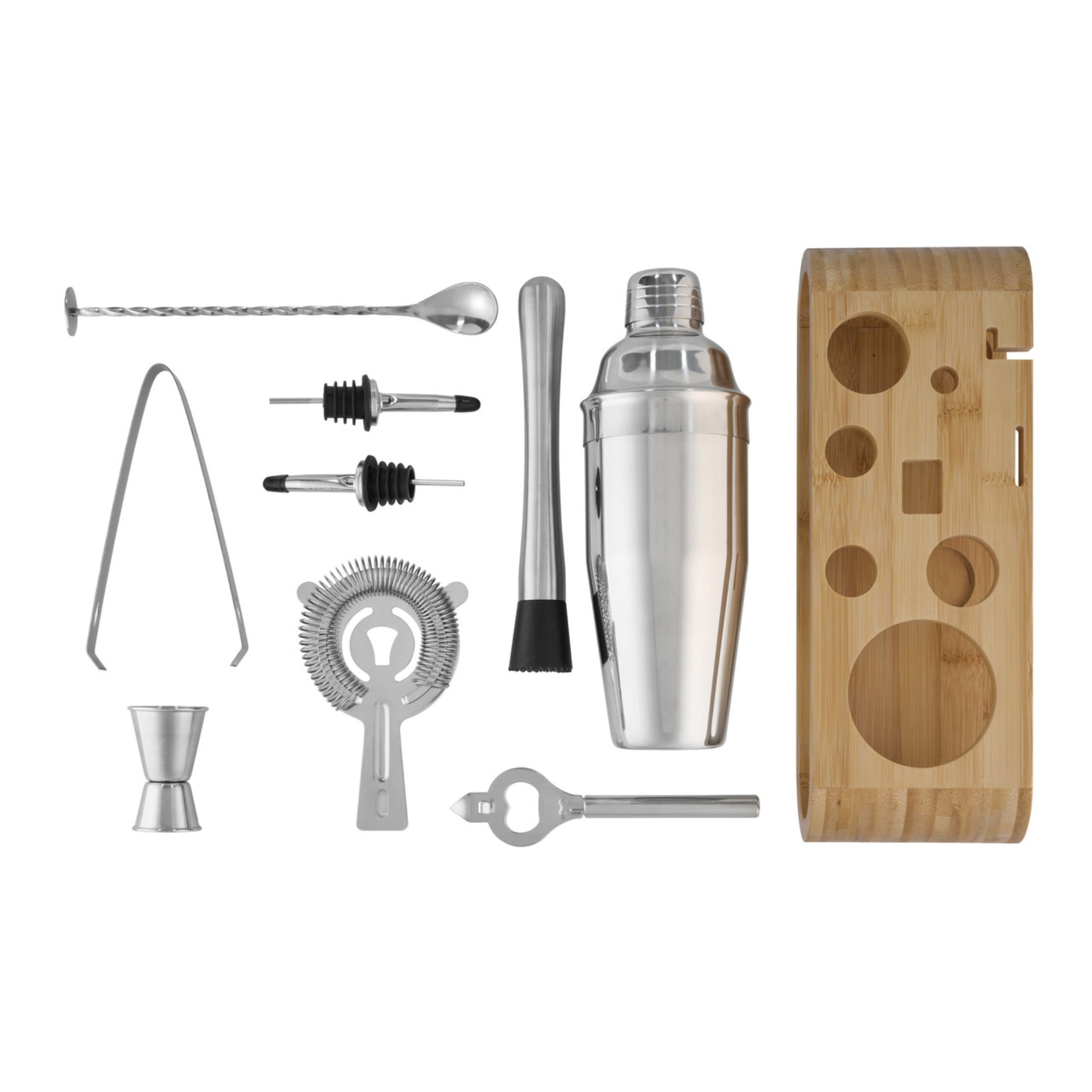 Avanti Bar Set with Bamboo Stand - Value Village