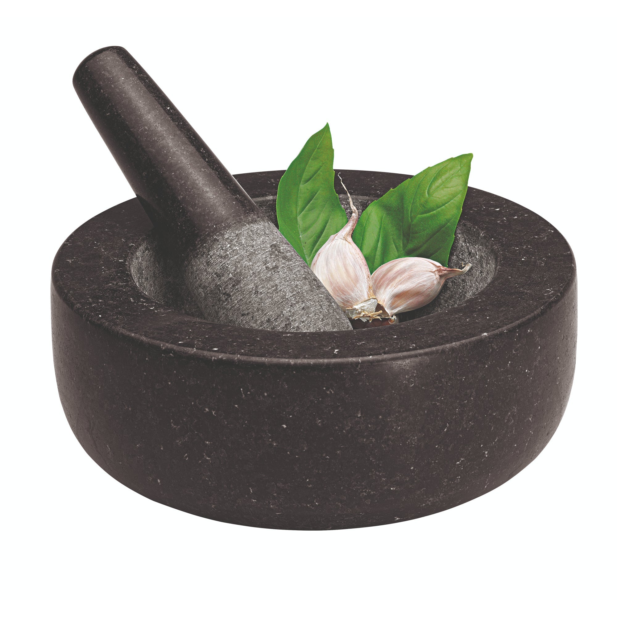 Avanti Low Profile Mortar And Pestle - 20cm - Black - Value Village