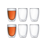 Bodum Pavina Double Wall 350ml Medium Glass 6 Piece Set - Value Village