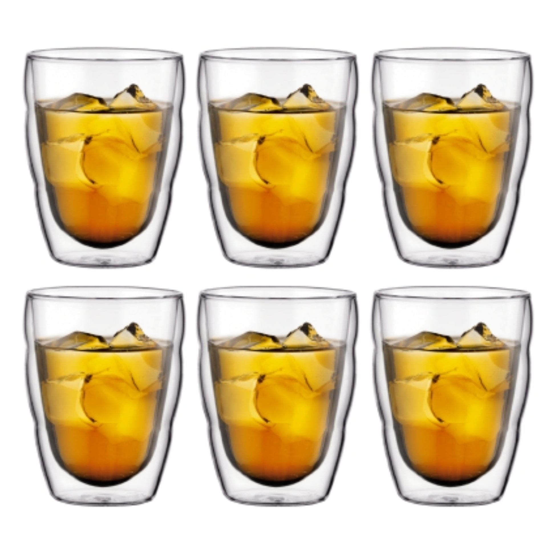 Bodum Pilatus Double Wall 250ml Small Glass 6 Piece Set - Value Village