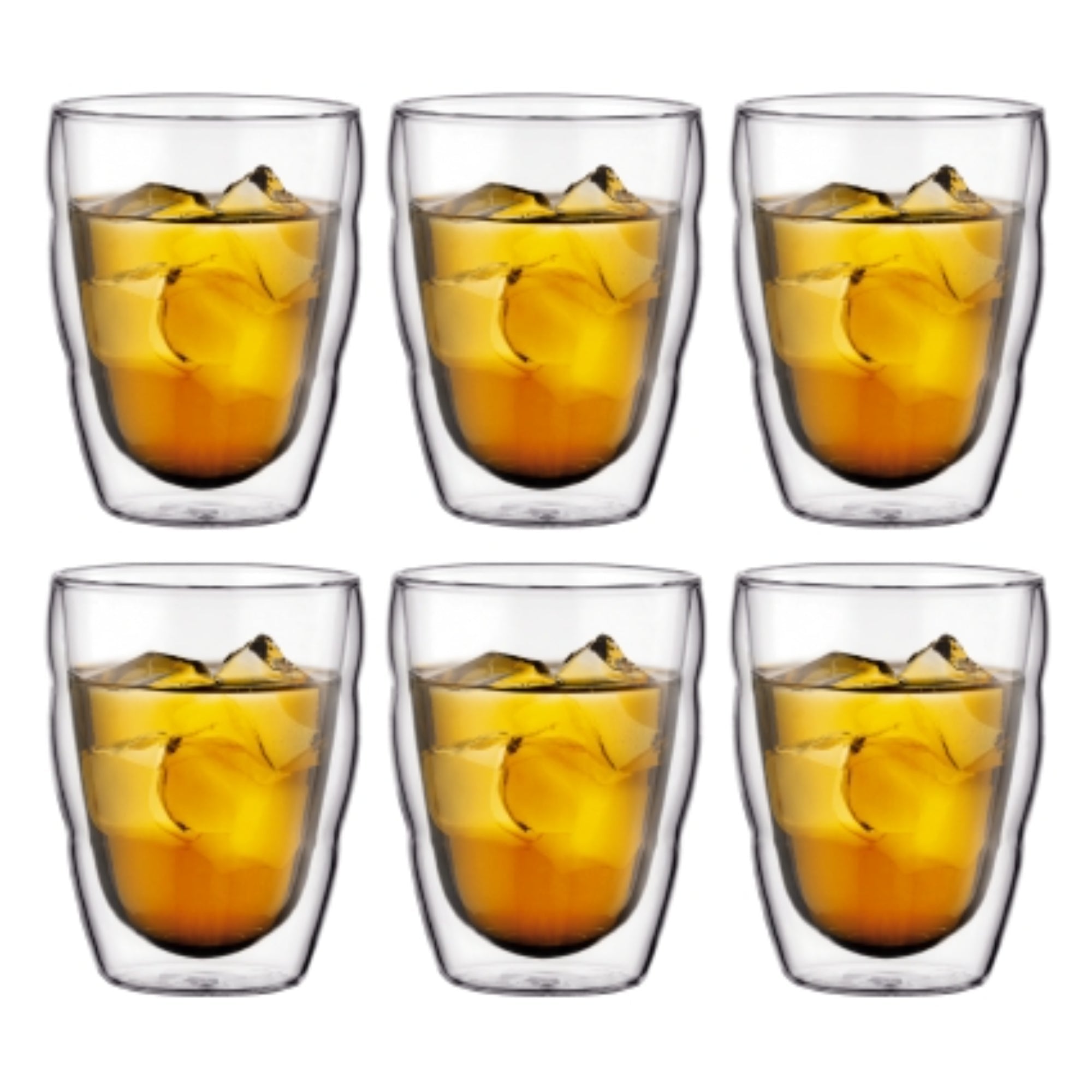 Bodum Pilatus Double Wall 250ml Small Glass 6 Piece Set - Value Village