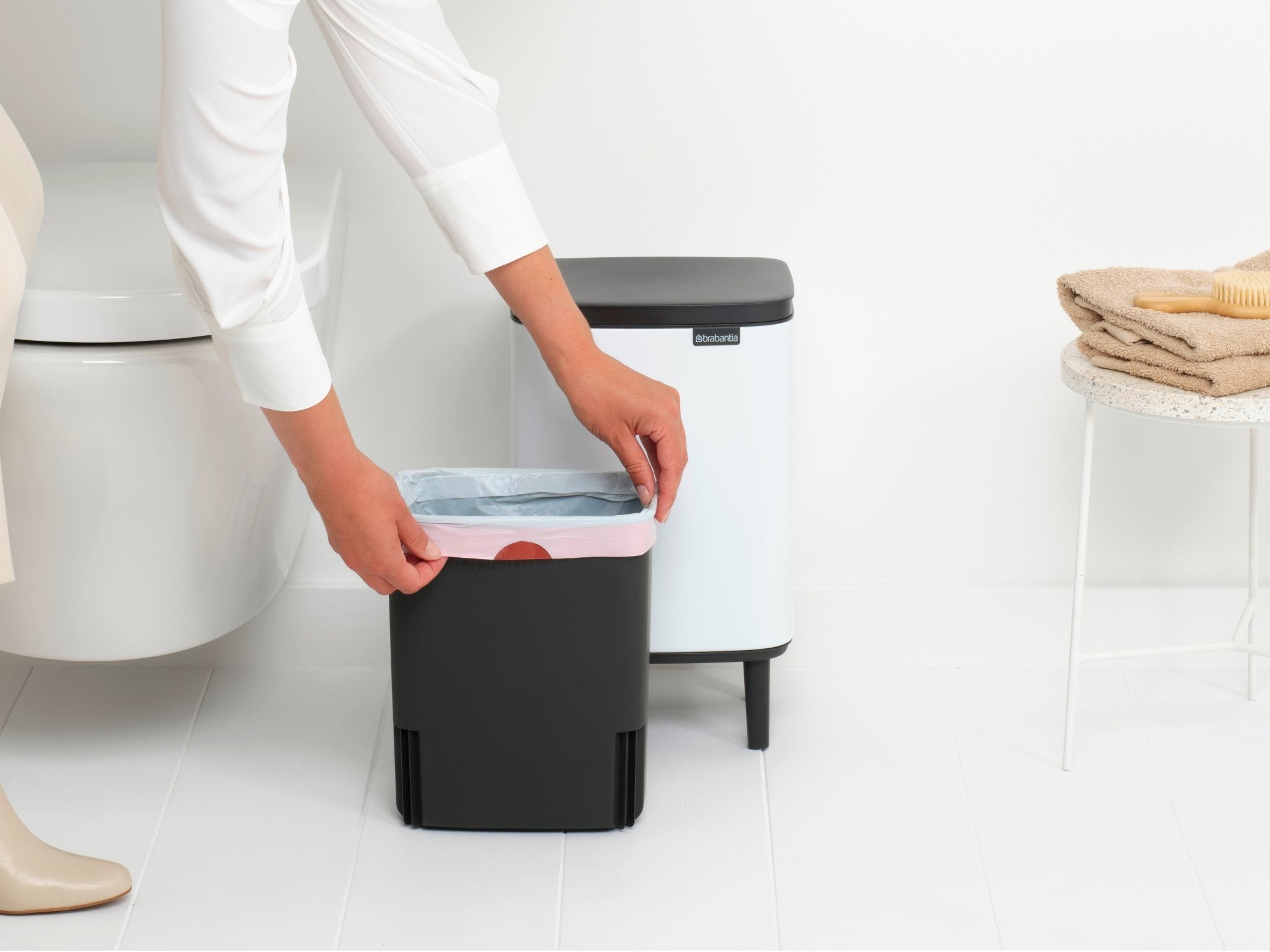 Brabantia Bo 7L Waste Bin Hi - White - Value Village