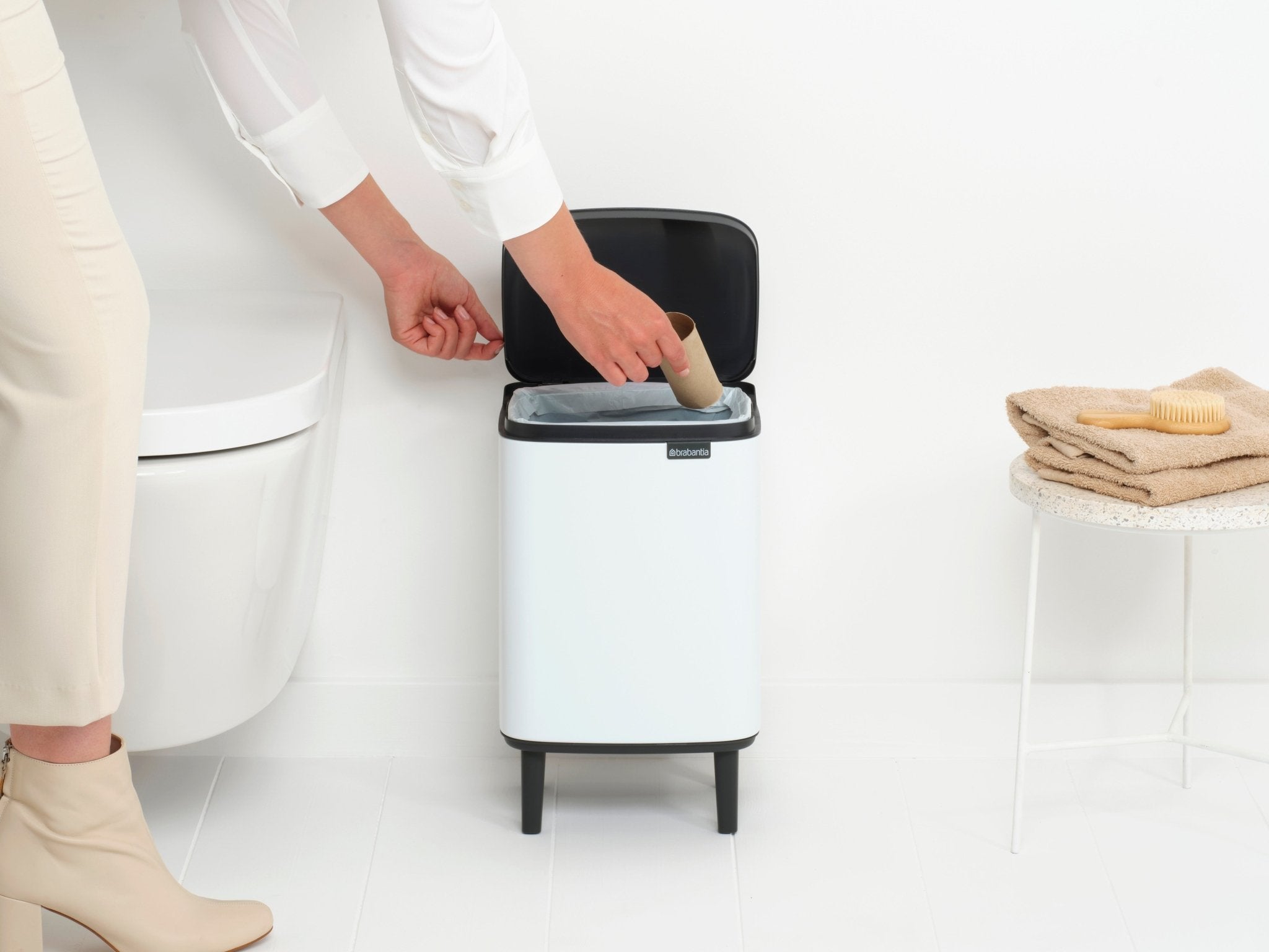 Brabantia Bo 7L Waste Bin Hi - White - Value Village