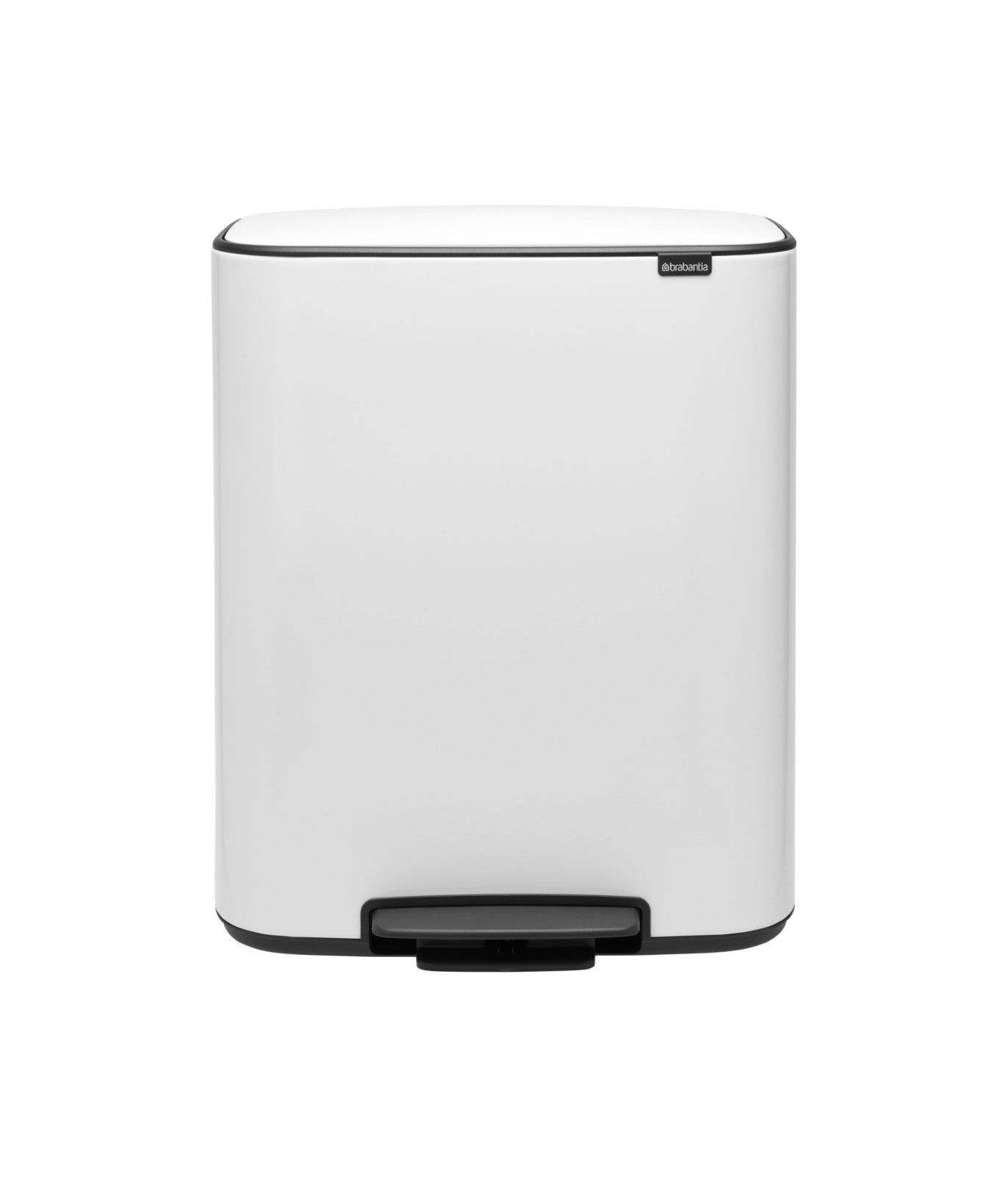 Brabantia Bo Dual 30 Litre Compartment Pedal Bin - White - Value Village