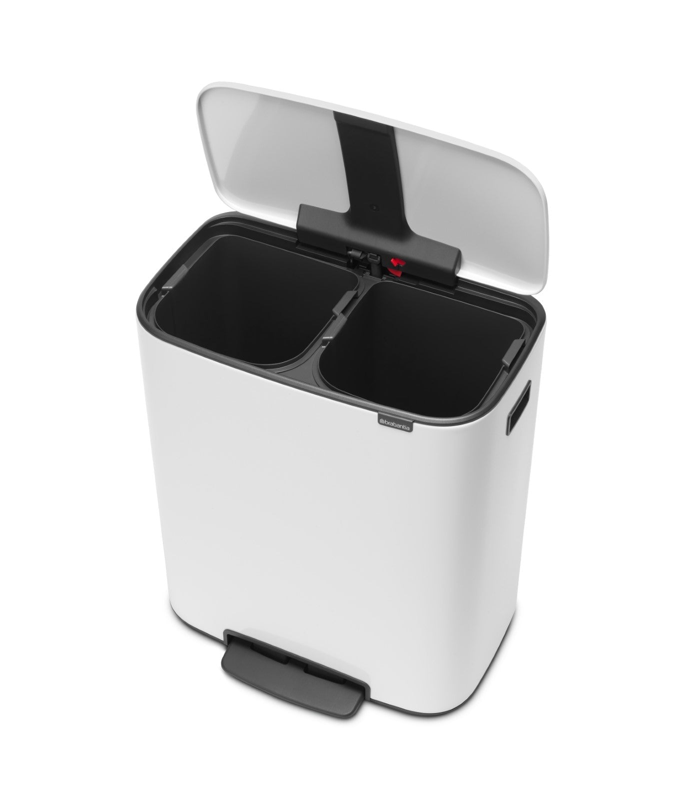 Brabantia Bo Dual 30 Litre Compartment Pedal Bin - White - Value Village