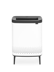 Brabantia Bo Dual 45 Litre Compartments Laundry Bin  - White - Value Village