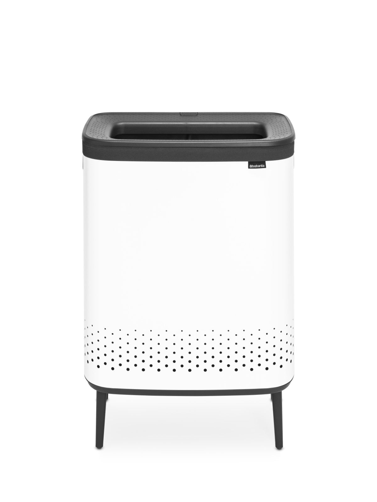 Brabantia Bo Dual 45 Litre Compartments Laundry Bin  - White - Value Village