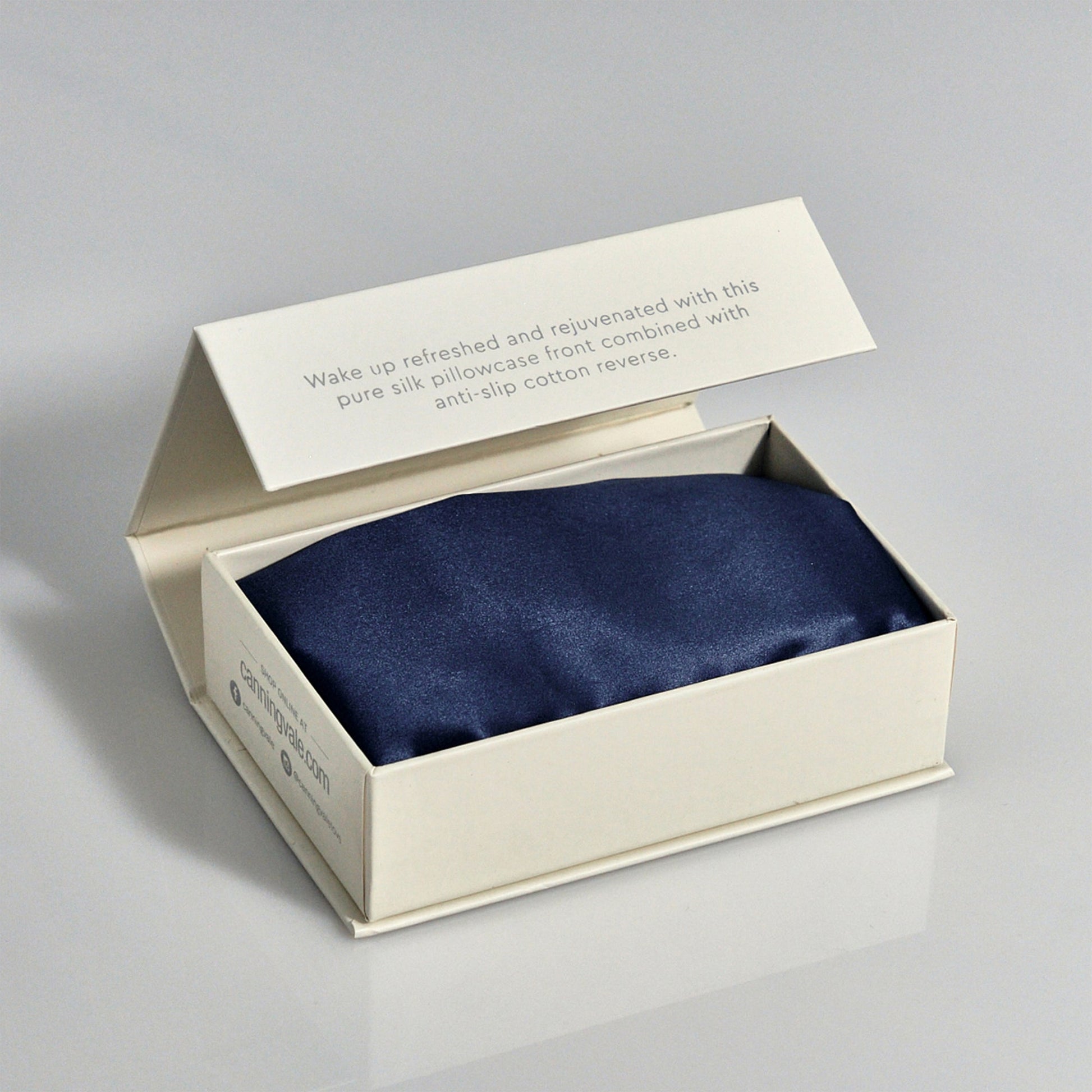 Canningvale Beautysilks Pillowcase Twin Pack - Indigo Blue - Value Village