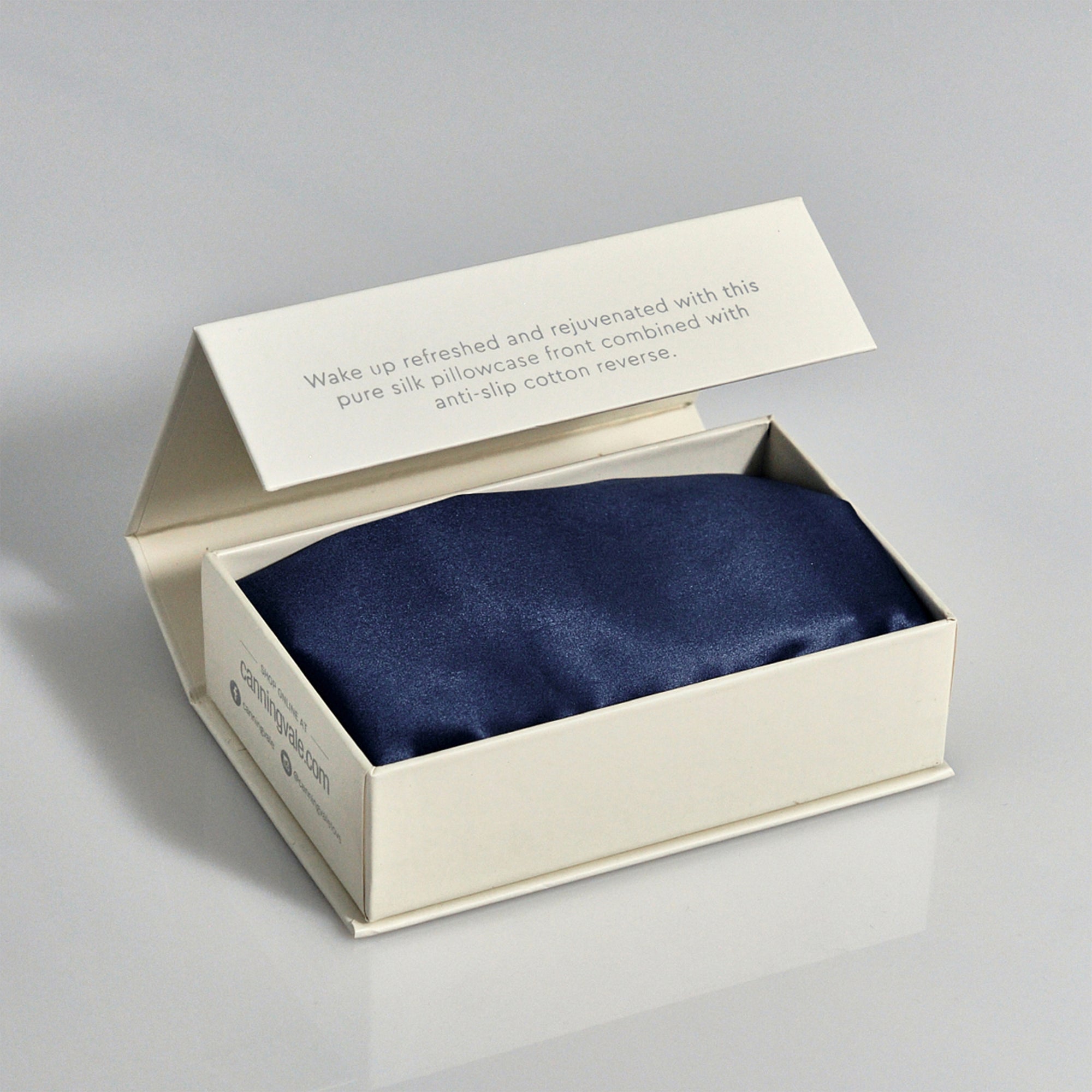 Canningvale Beautysilks Pillowcase Twin Pack - Indigo Blue - Value Village