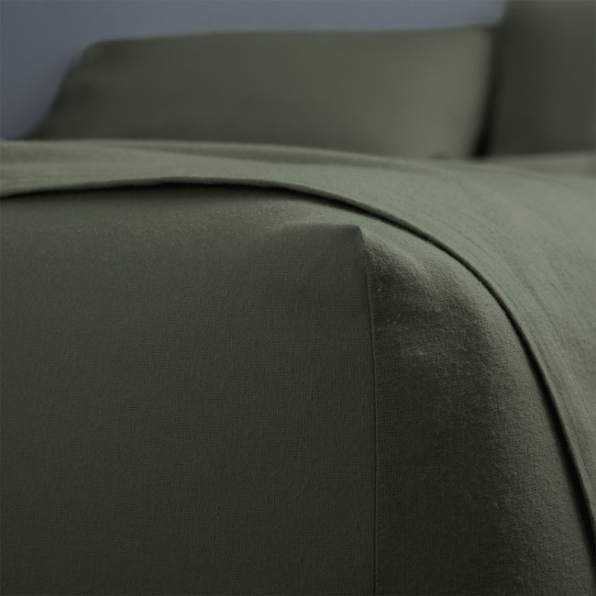 Canningvale CoziCotton Flannelette Queen Sheet Set - Dark Olive - Value Village