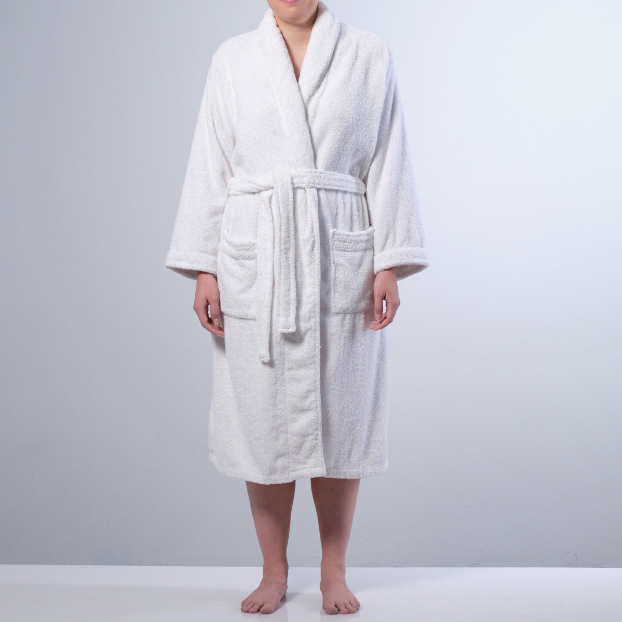 Canningvale Lusso Cotton Terry Large Bathrobe - White - Value Village