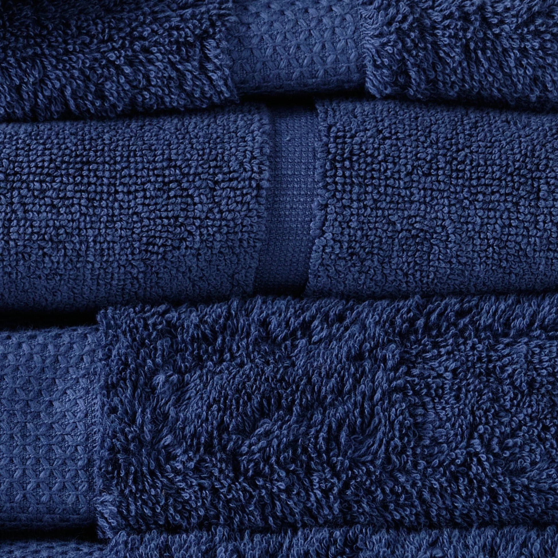 Canningvale Royal Splendour 6 Piece Towel Set - Mezzanotte Blue - Value Village