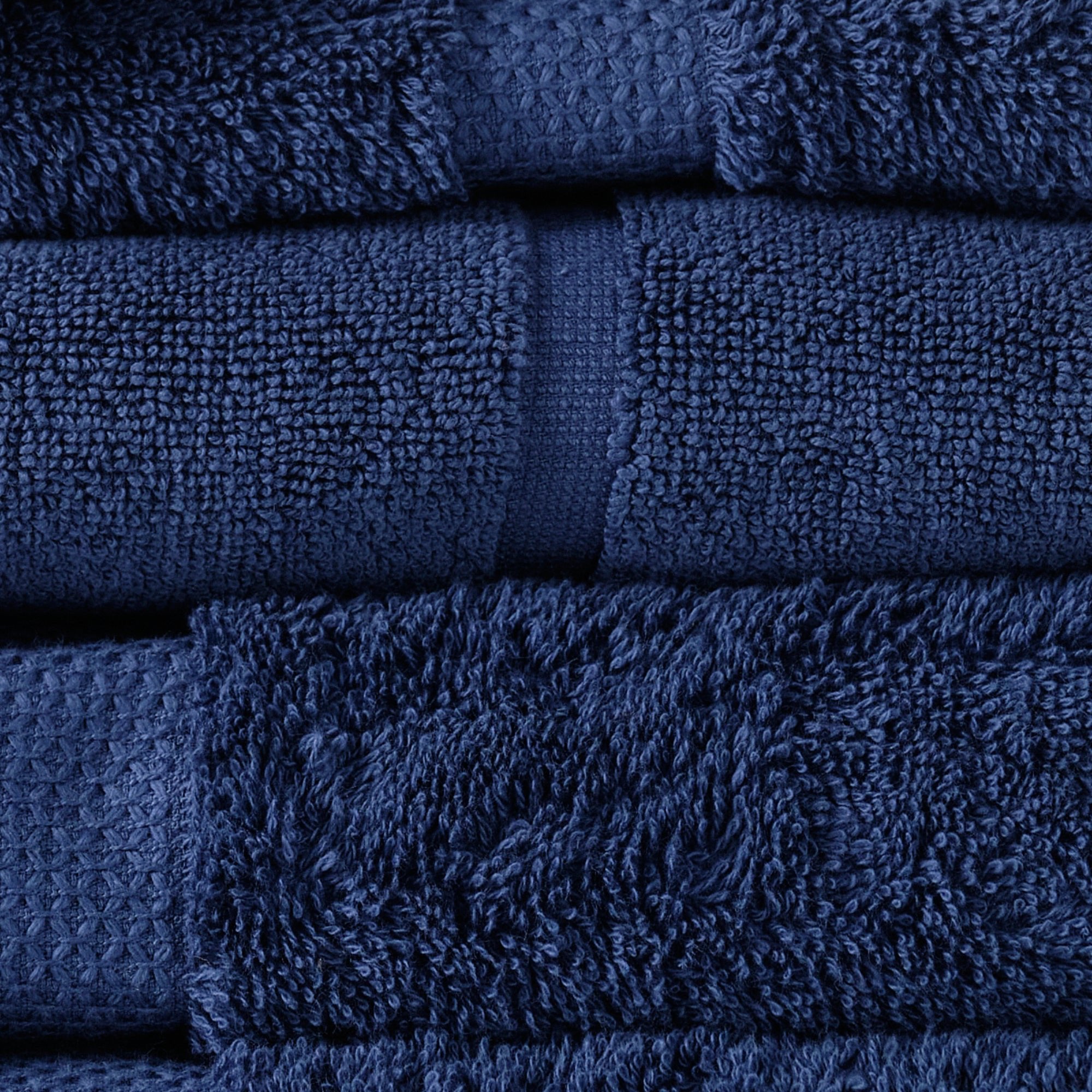 Canningvale Royal Splendour 6 Piece Towel Set - Mezzanotte Blue - Value Village