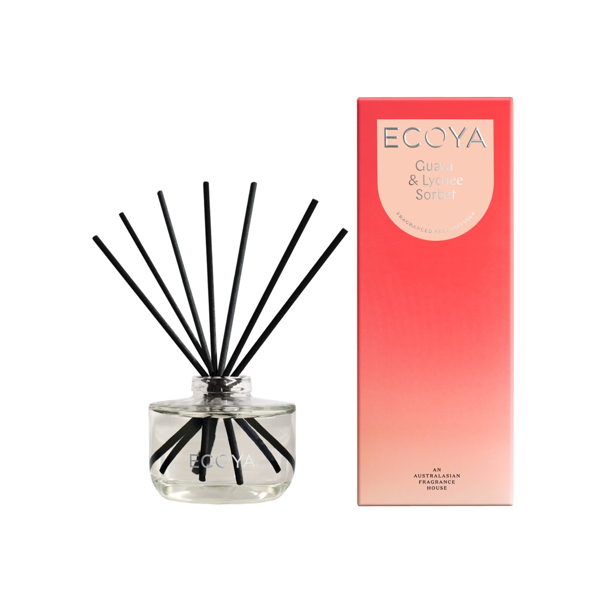 Ecoya Guava & Lychee Sorbet Madison Candle and Diffuser Set - Value Village