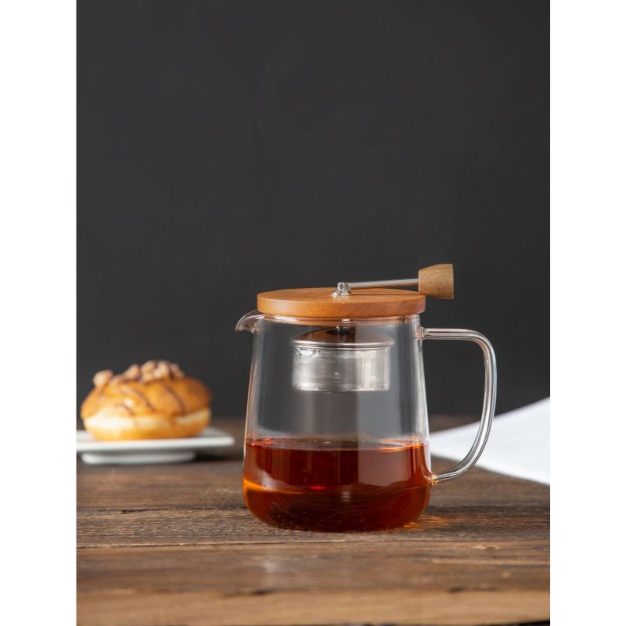 Leaf & Bean Naples Tea Pot with Acacia Lid & Infuser - Value Village