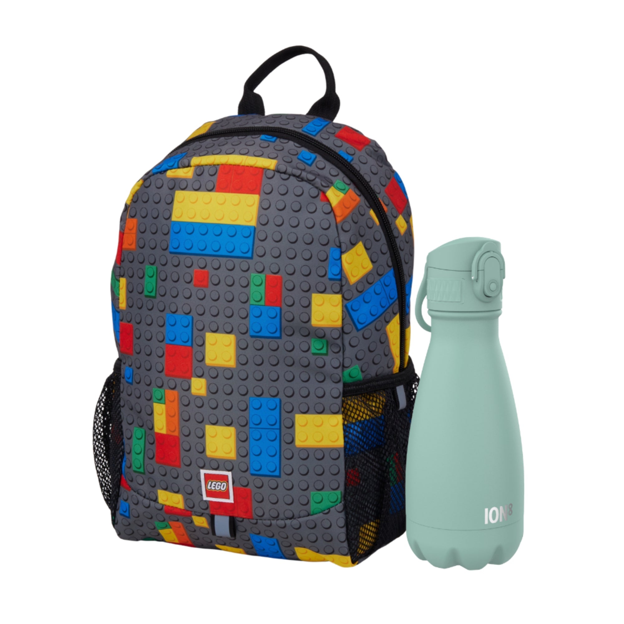 LEGO Kids Colourful LEGO® Backpack with ION8 Bottle - Value Village