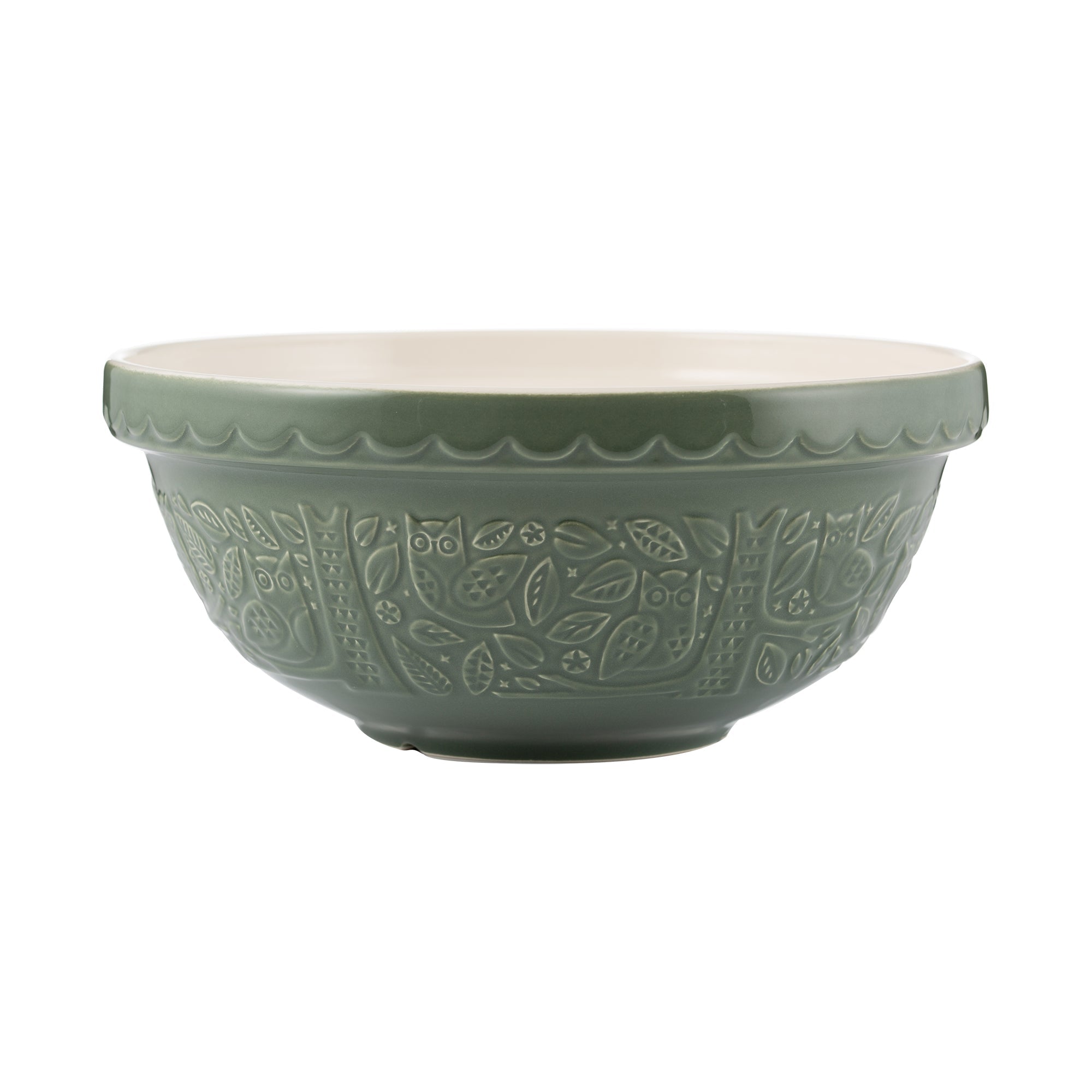 Mason Cash In The Forest 26cm Owl Green Mixing Bowl - Value Village