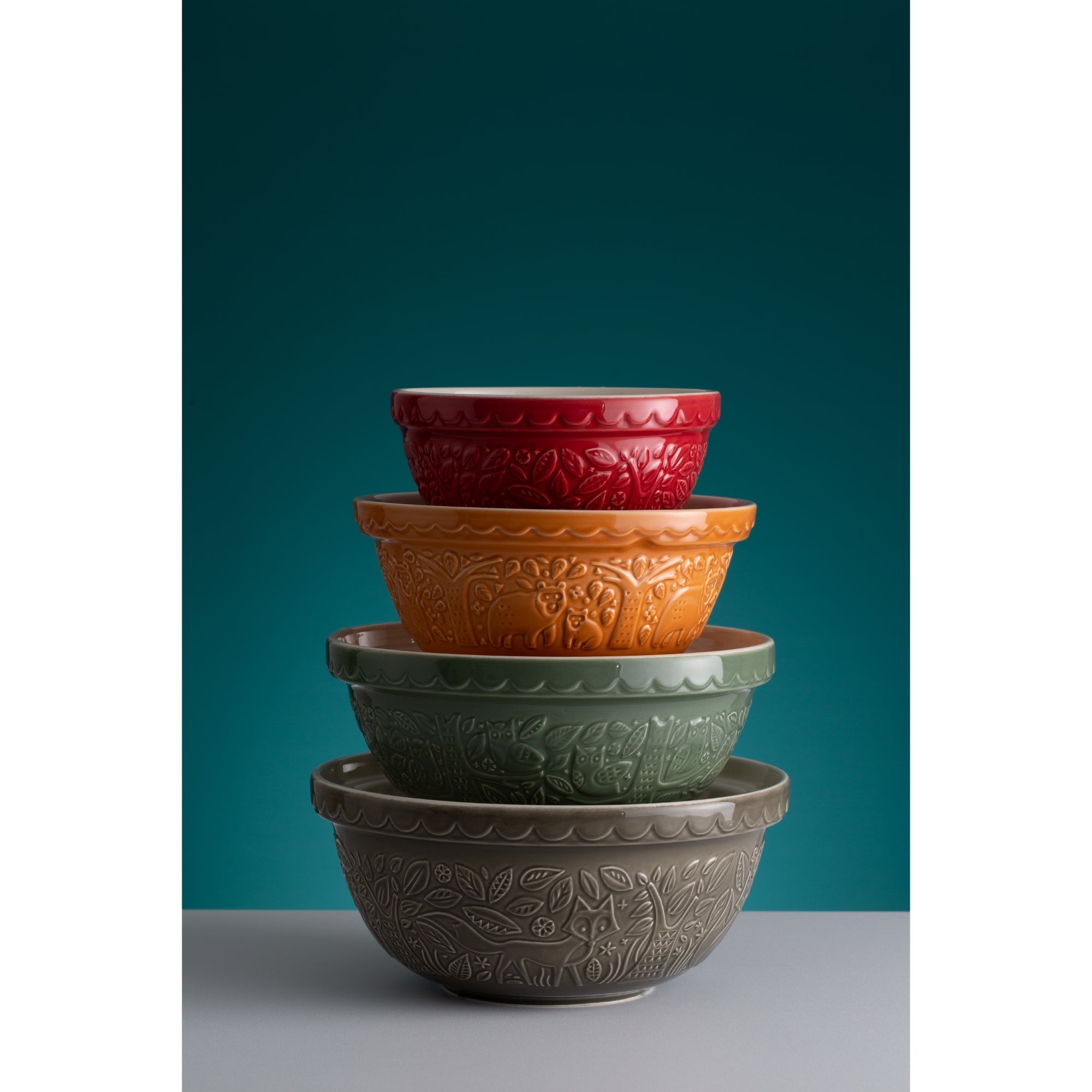Mason Cash In The Forest 26cm Owl Green Mixing Bowl - Value Village