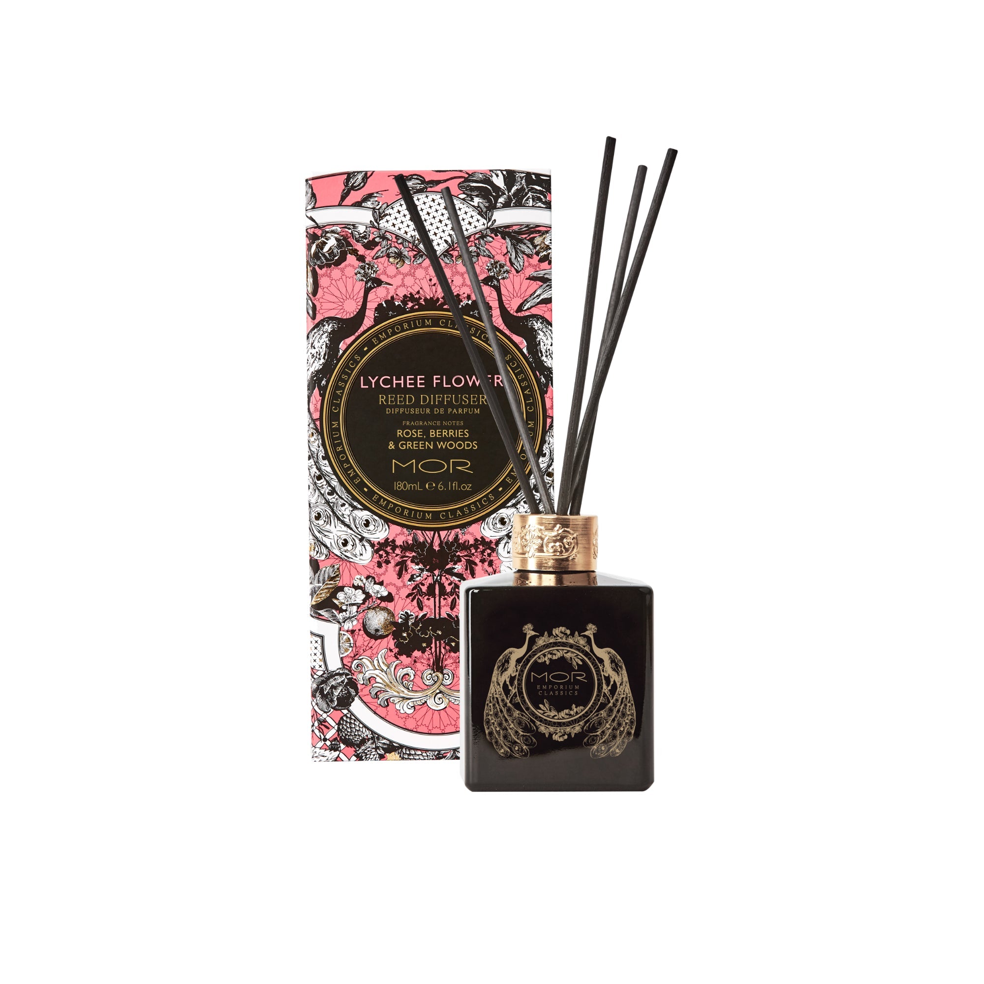 MOR Emporium Classics Lychee Flower Candle and Reed Diffuser Set - Value Village
