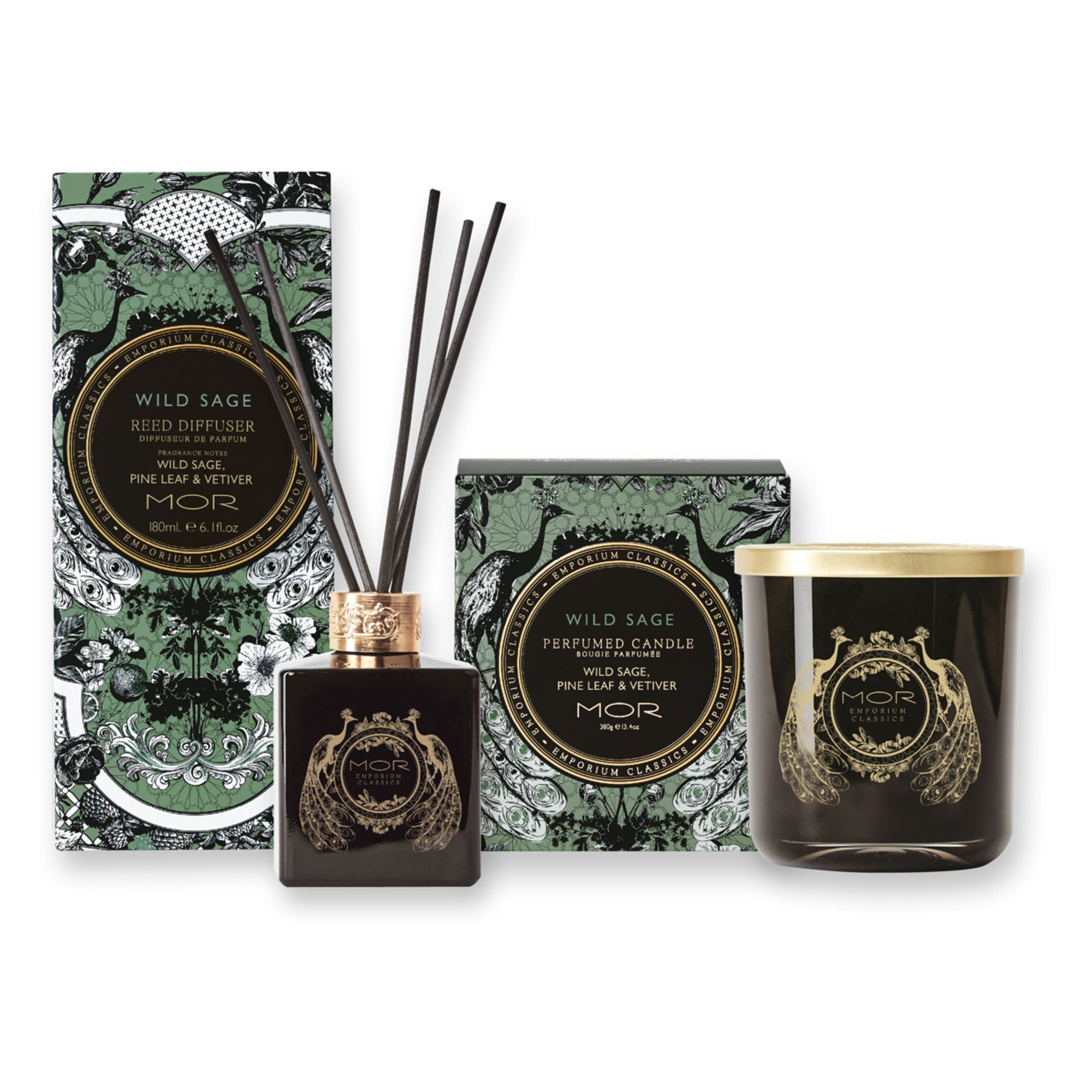 MOR Emporium Classics Wild Sage Candle and Reed Diffuser Set - Value Village