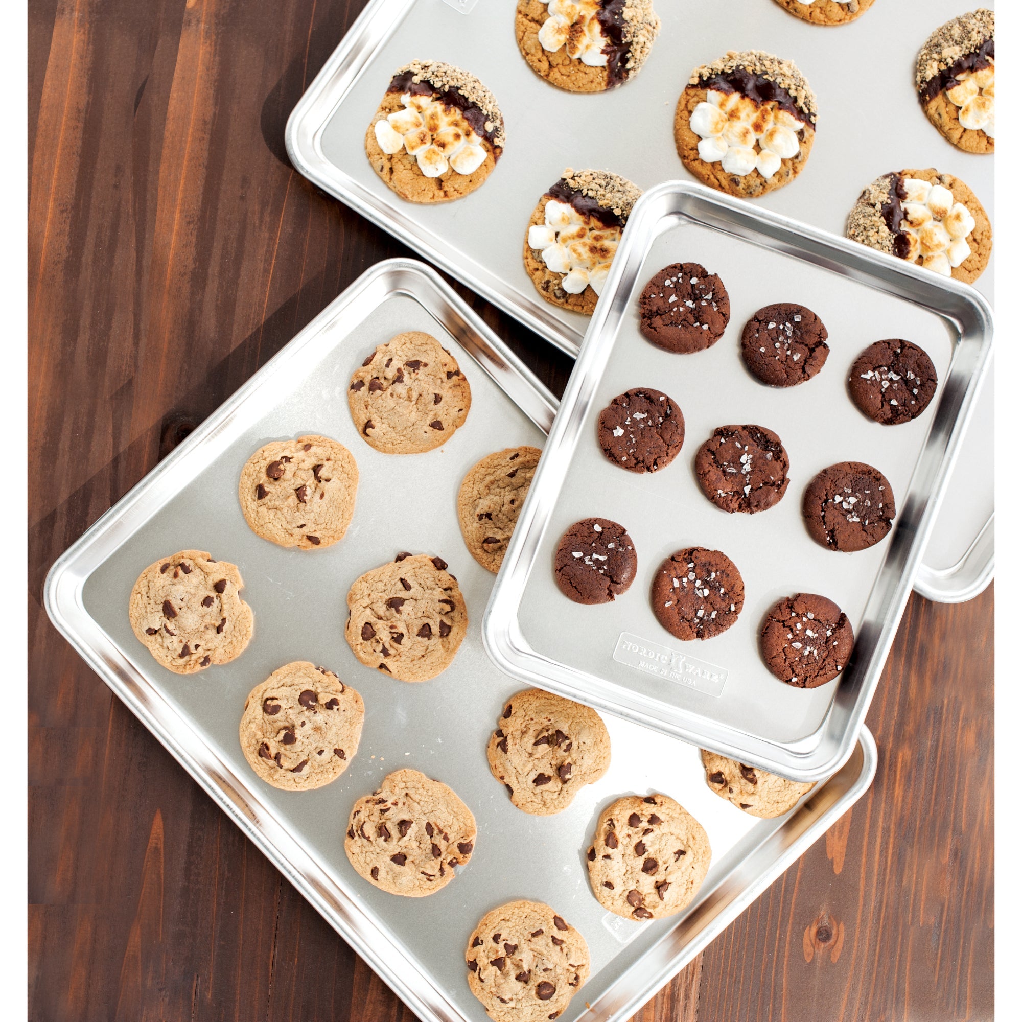 Nordic Ware Baker's Delight 3 Piece Baking Sheet Set - Value Village