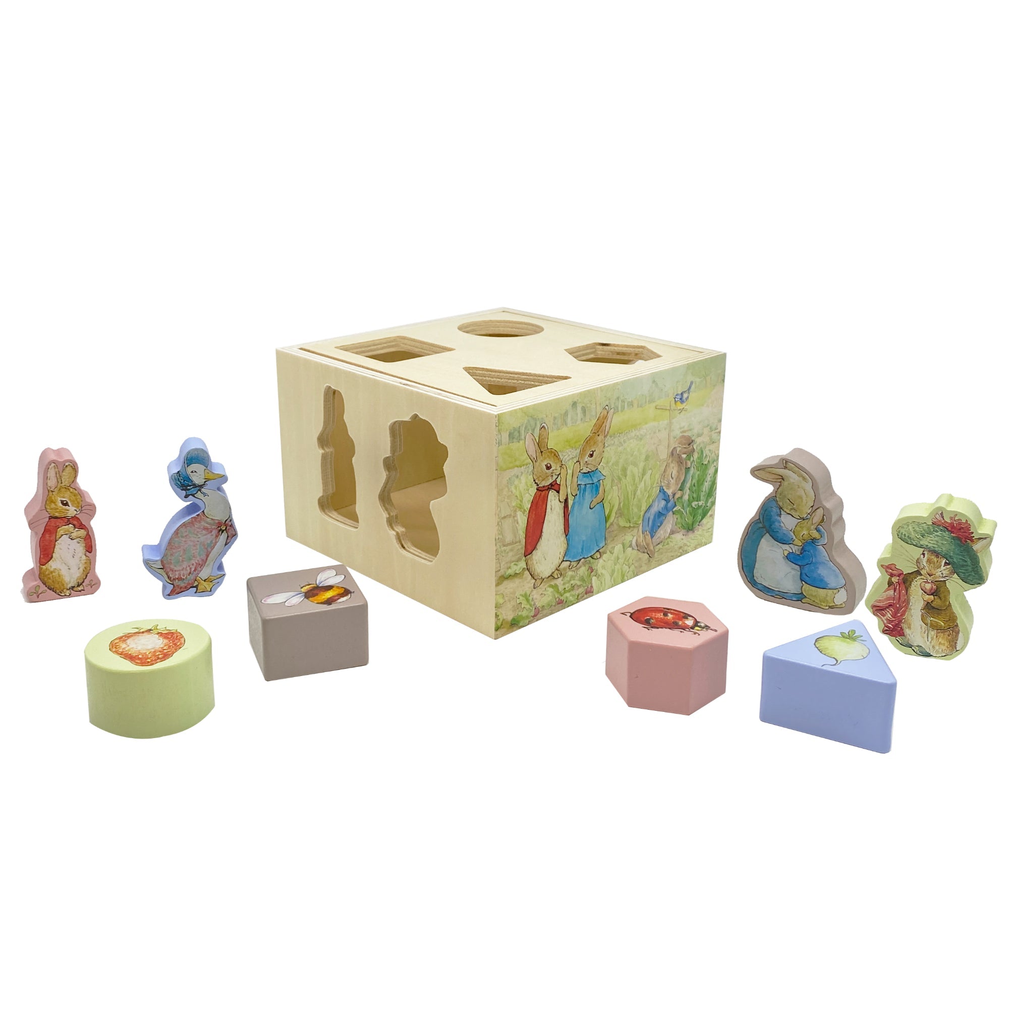 Peter Rabbit Wooden Shape Sorter - Value Village