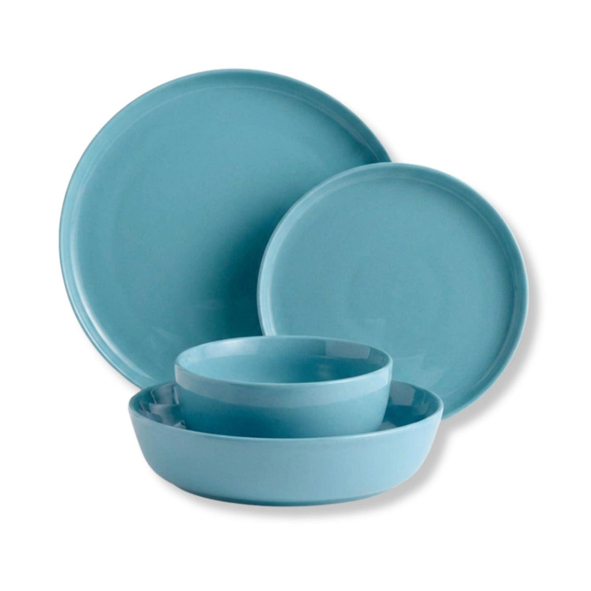 Royal Doulton Collective Dinnerware 12 Piece Set with 4 Bonus Pasta Bowls - Blue - Value Village