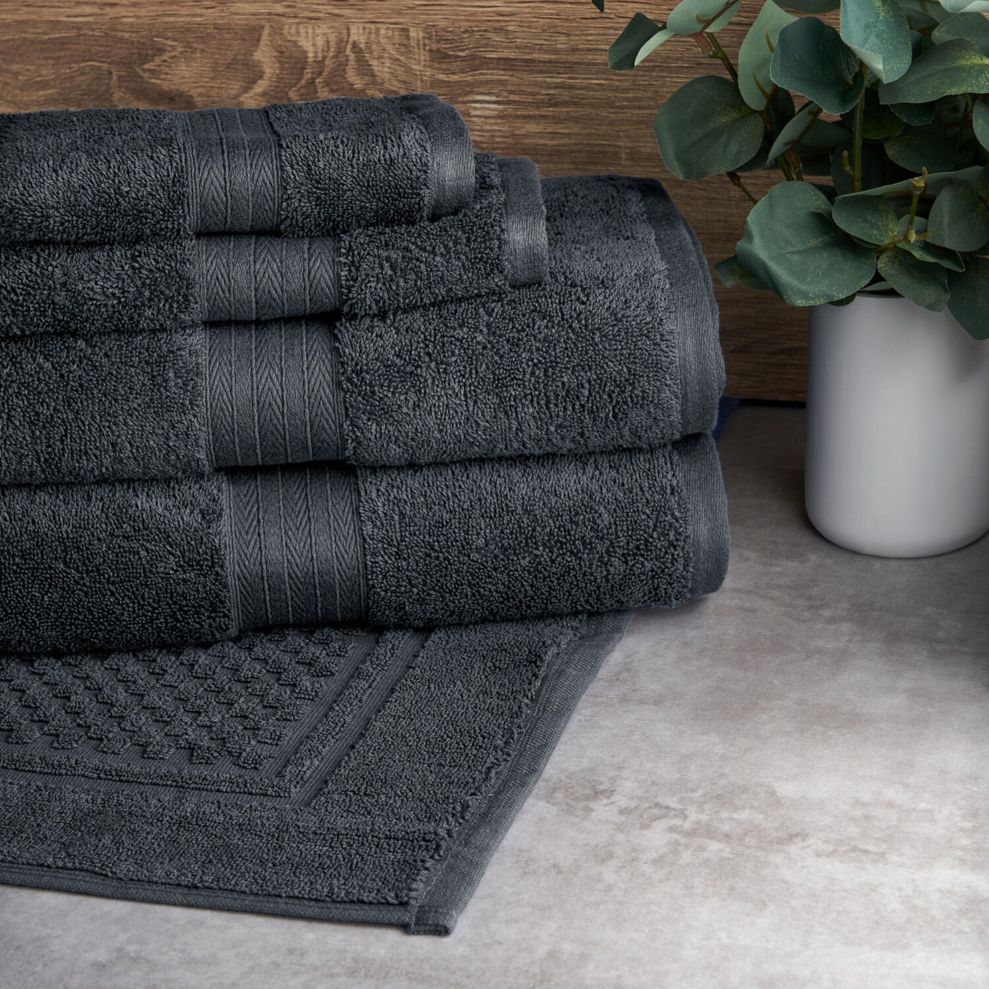 Sheraton Egyptian 5 Piece Towel Pack - Slate - Value Village