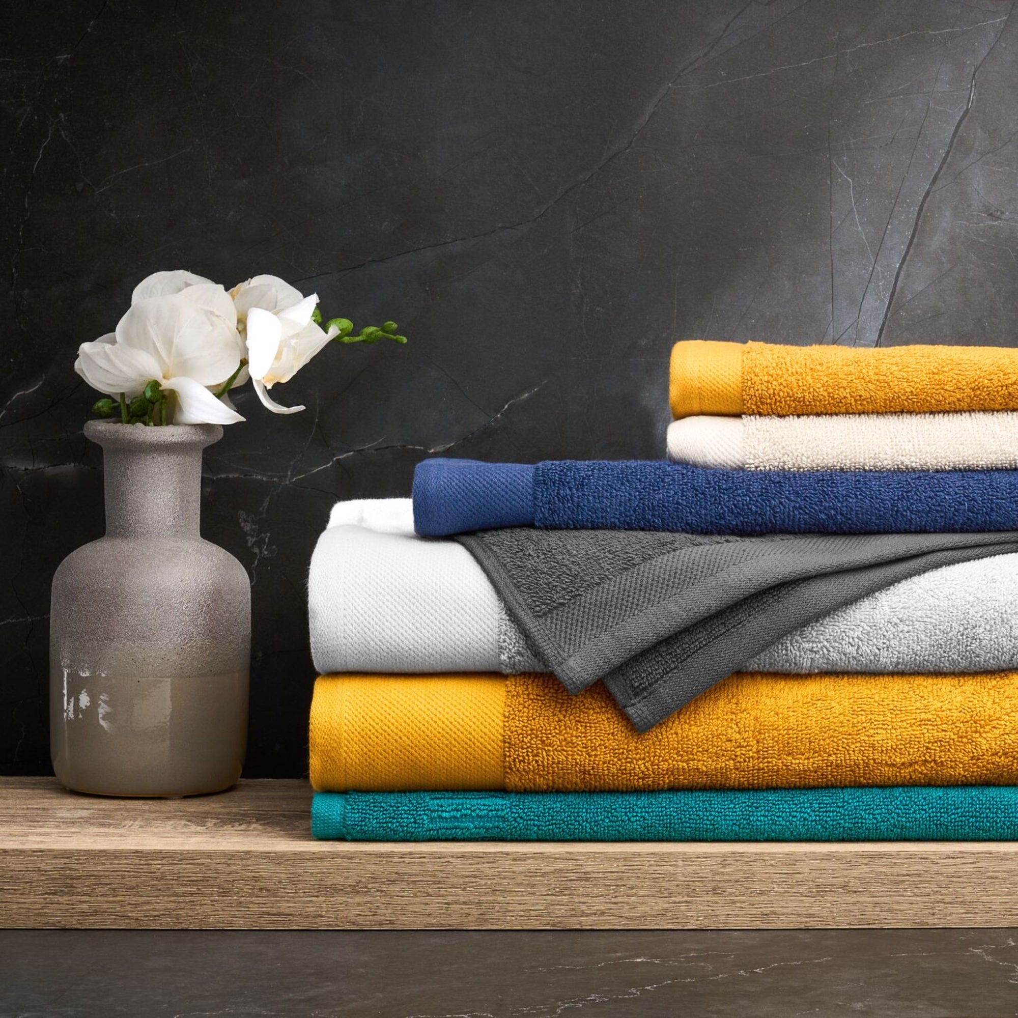 Sheraton Maison Byron 7 Piece Towel Pack - Navy - Value Village