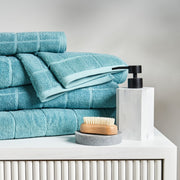 Sheraton Subway 5 Piece Towel Set - Aqua Mist - Value Village