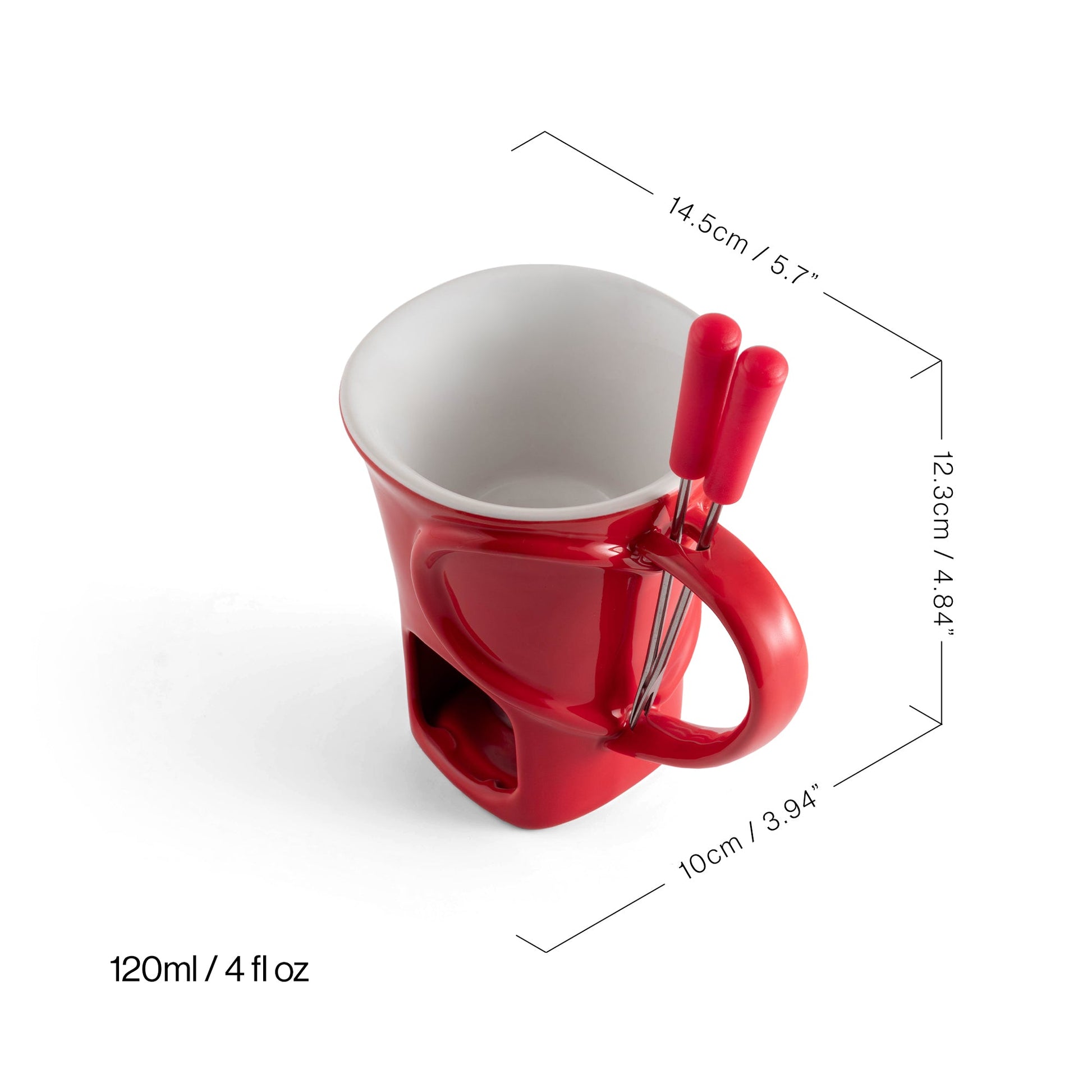 Swissmar Sweetheart 4 Piece Chocolate Fondue Mug Set - Value Village