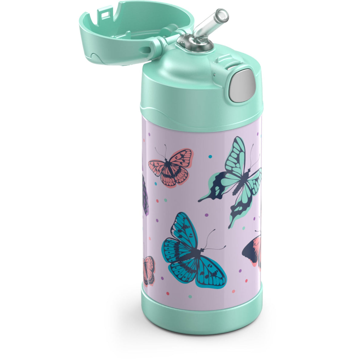 Thermos FUNtainer® Vacuum Insulated Food Jar & Drink Bottle Set - Mint Butterfly - Value Village