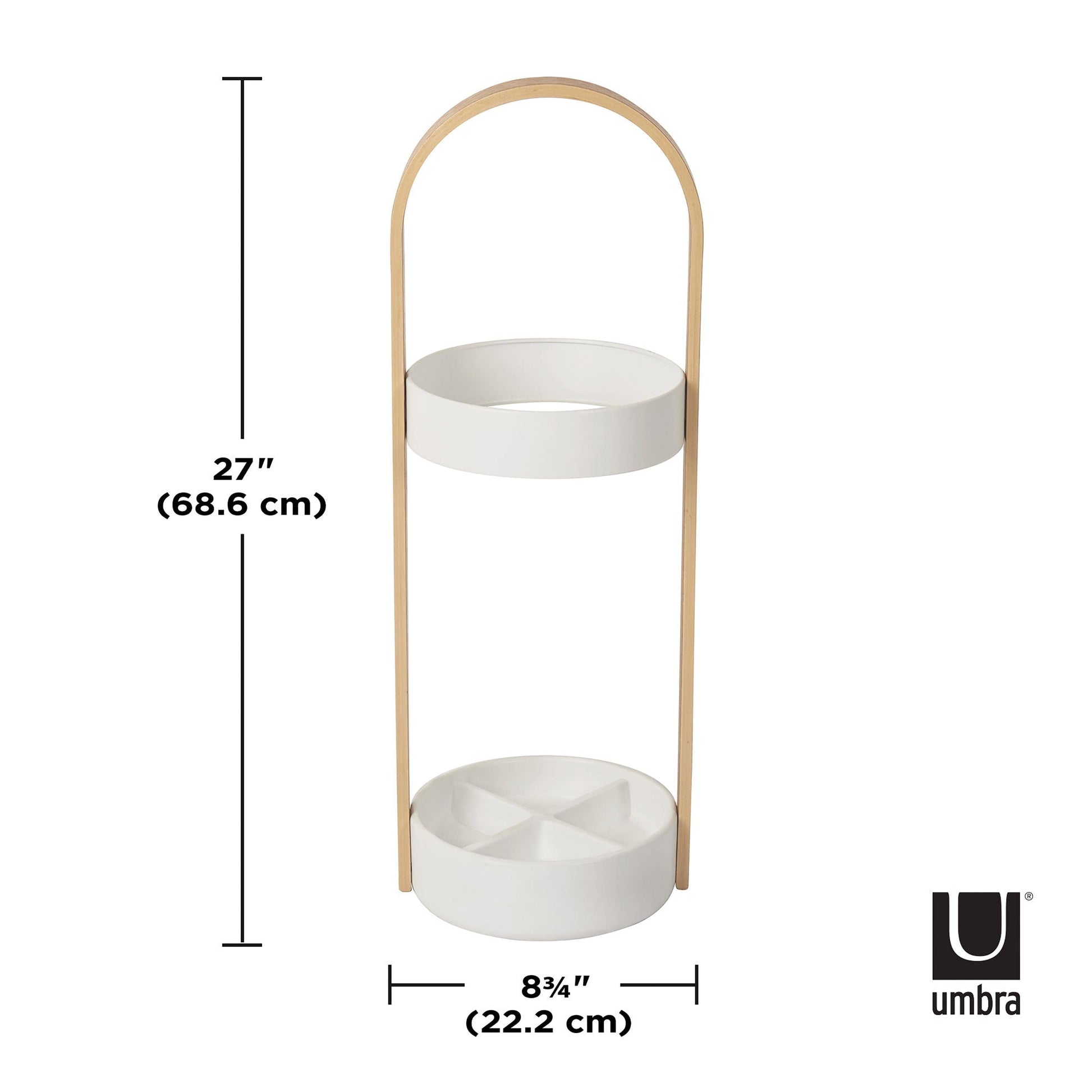 Umbra Bellwood Umbrella Stand - White/Natural - Value Village