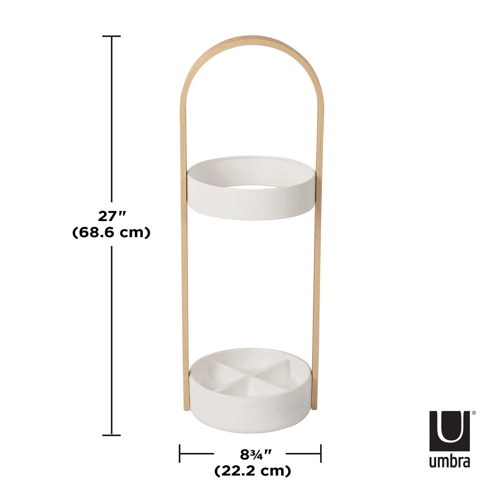 Umbra Bellwood Umbrella Stand - White/Natural - Value Village