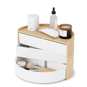 Umbra Moona Storage Box - White/Natural - Value Village