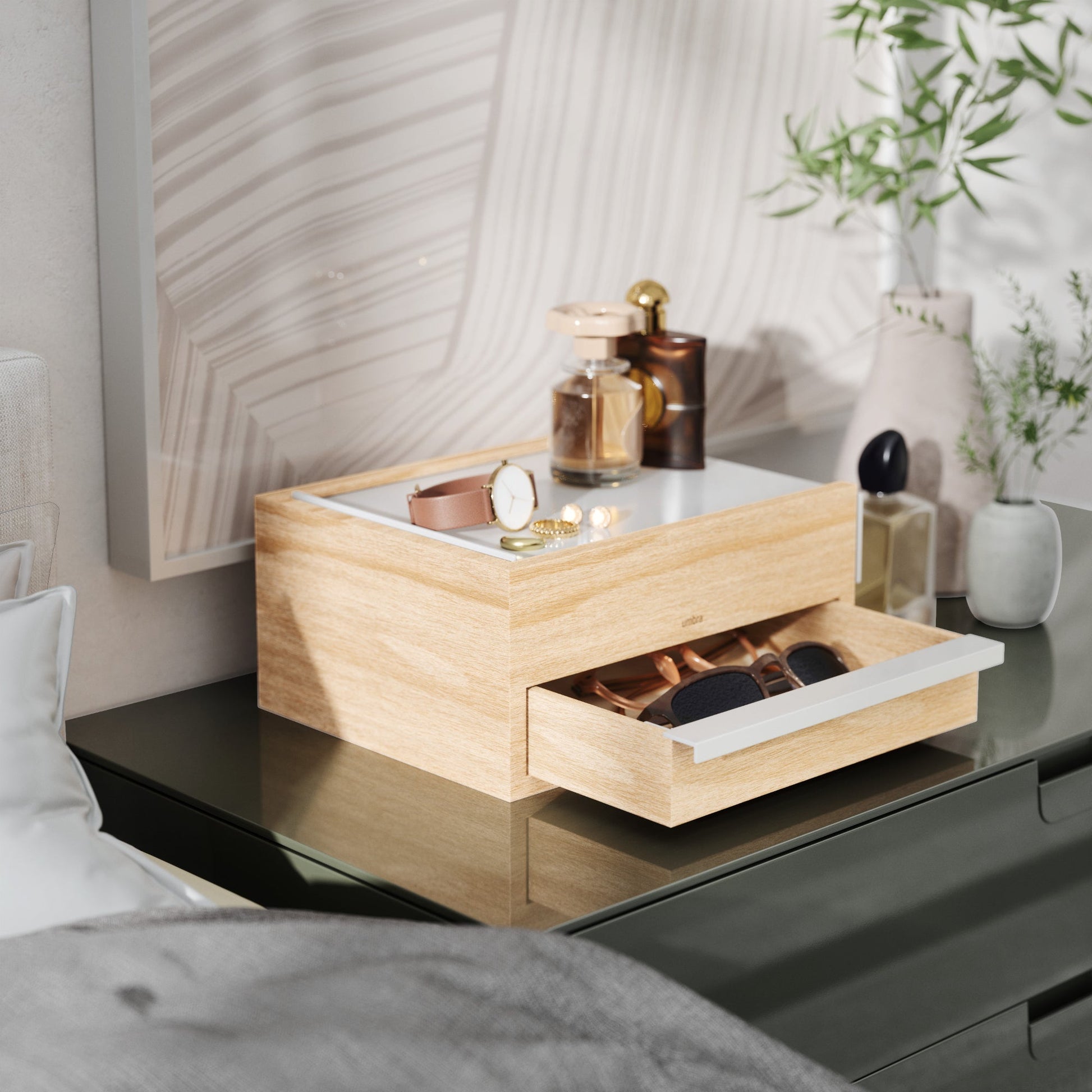Umbra Stowit Storage Box - White/Natural - Value Village