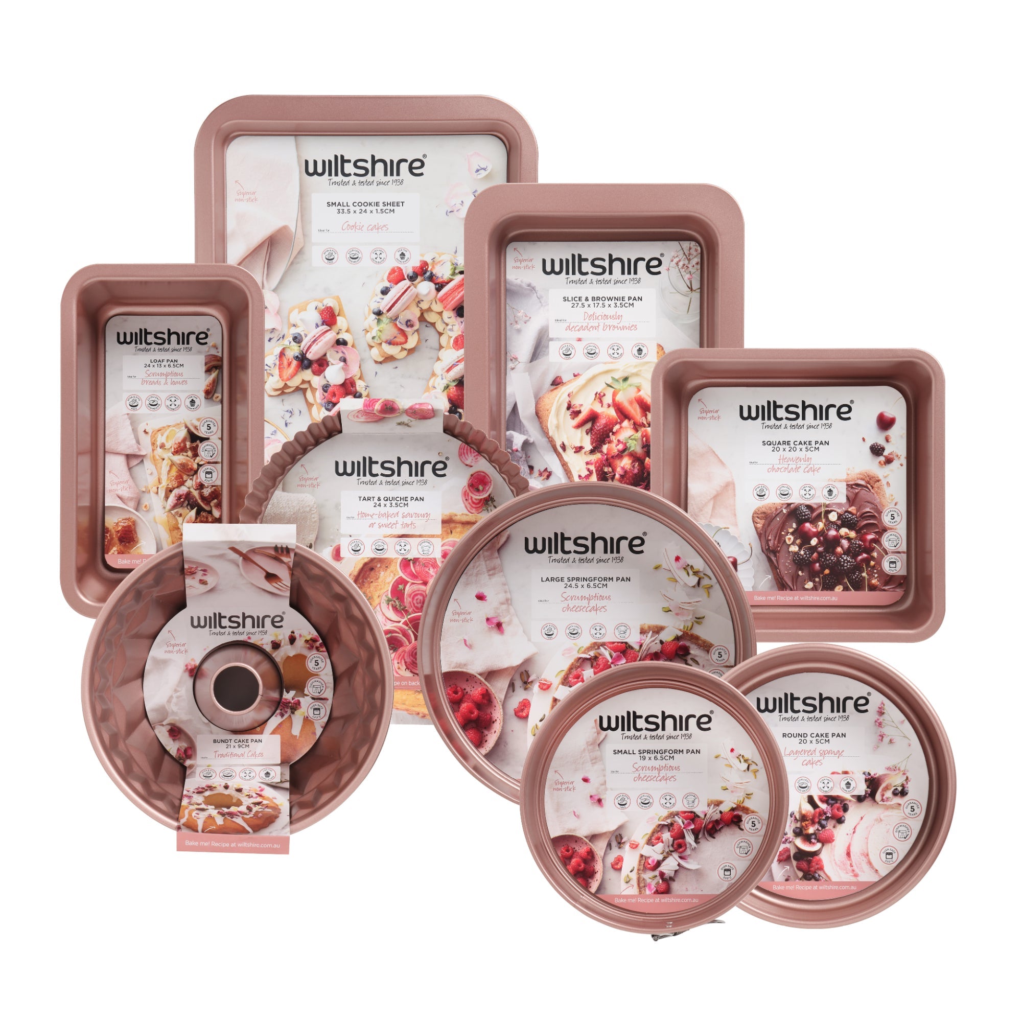 Wiltshire Rose Gold Bakeware 9 Piece Set - Value Village