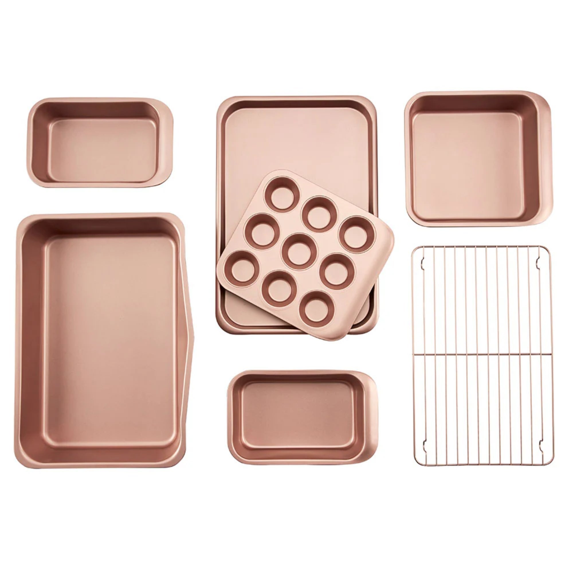 Wiltshire Rose Gold Smart Stack Bakeware 7 Piece Set - Value Village